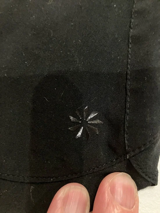 Athleta Girl Mint Green Tank Top and Black Athletic Shorts Sz 12 GUC - Picture 14 of 14